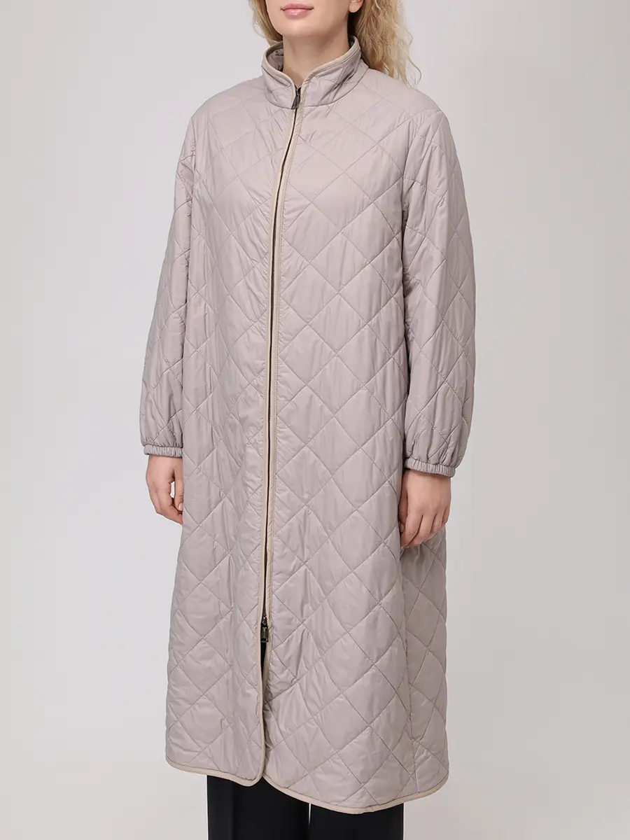 Пальто стеганое MANZONI 24 22M1032 NYTR2L8 Б Бежевый  Фото 4