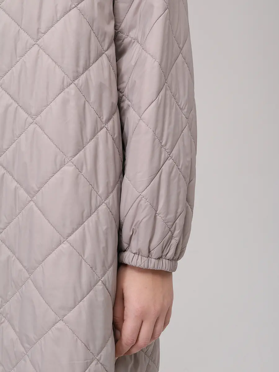 Пальто стеганое MANZONI 24 22M1032 NYTR2L8 Б Бежевый  Фото 5