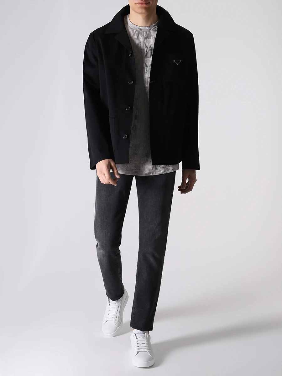 Футболка из вискозы GIORGIO ARMANI 3RSM68 U89E Серый  Фото 2