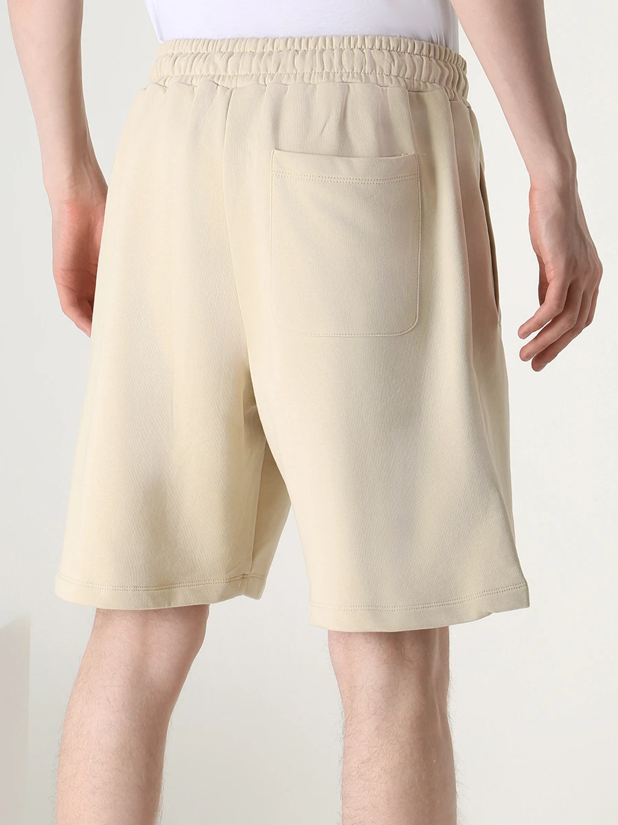 Шорты хлопковые COMME DES FUCKDOWN CDFU2113 BEIGE CHIARO Бежевый  Фото 3