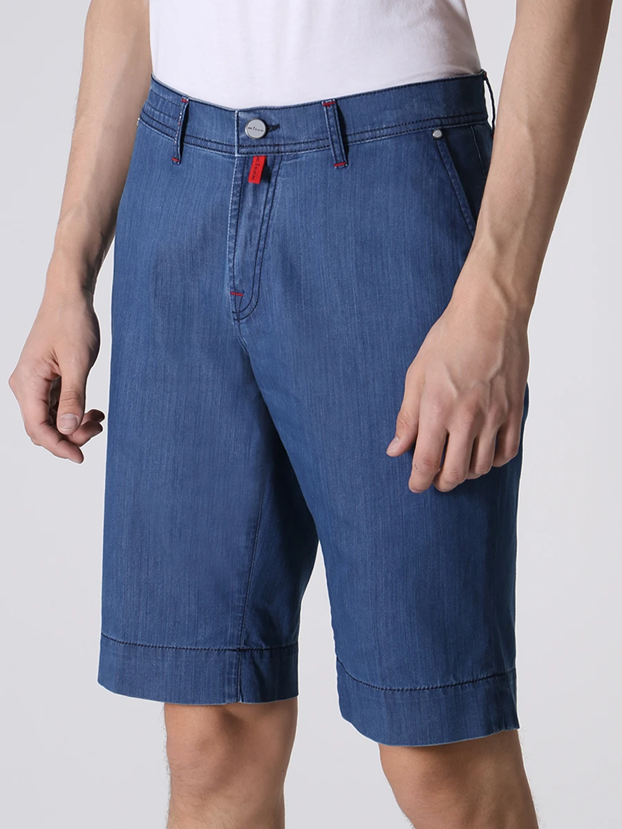 Шорты джинсовые KITON UPNJSBJ0744B01000 Синий  Фото 4