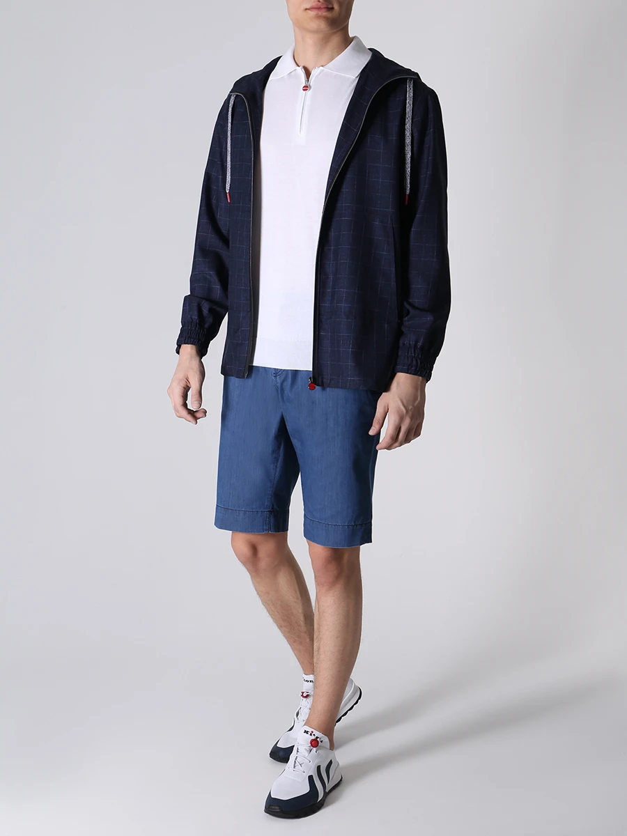 Шорты джинсовые KITON UPNJSBJ0744B01000 Синий  Фото 2