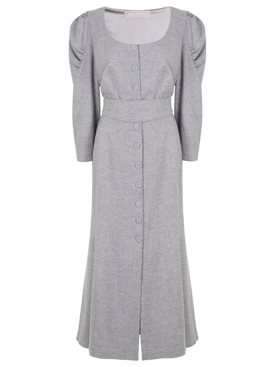 Платье шерстяное ULYANA SERGEENKO ABM011FW19P/0691T19 Голубой 