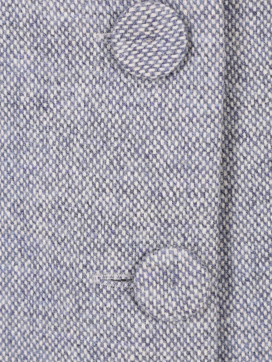 Платье шерстяное ULYANA SERGEENKO ABM011FW19P/0691T19 Голубой  Фото 3