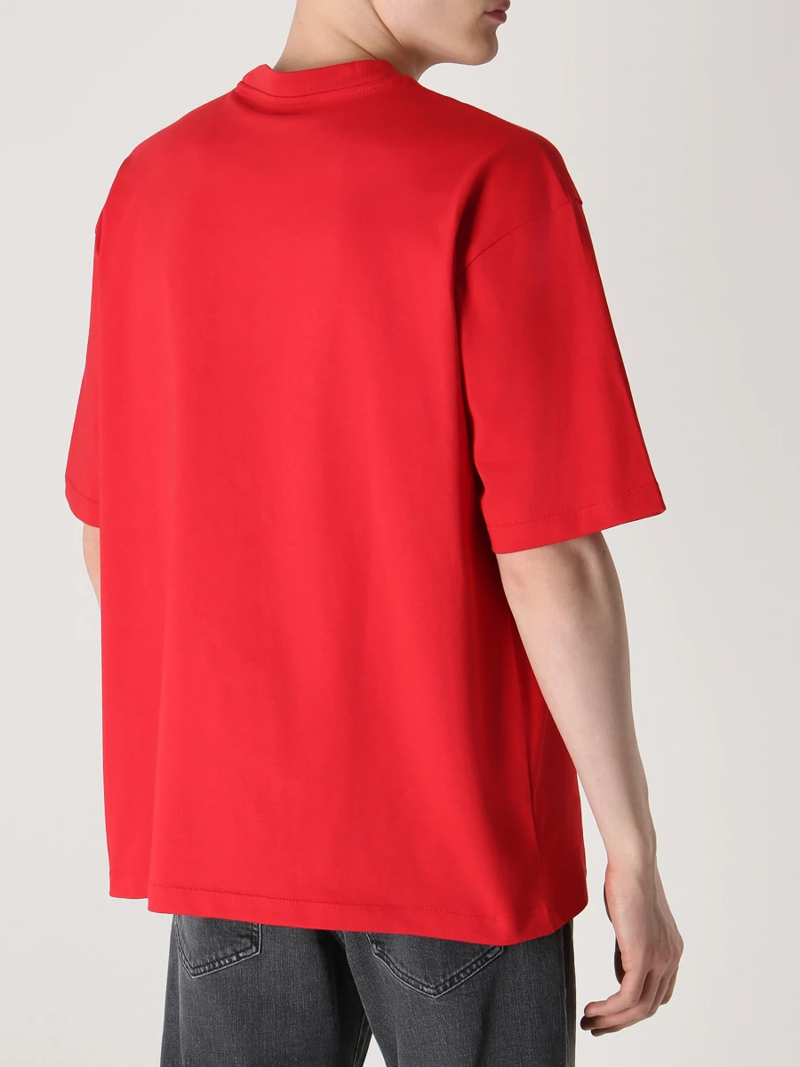 

Футболка хлопковая, Красный, CDFU2121 ROSSO FUOCO