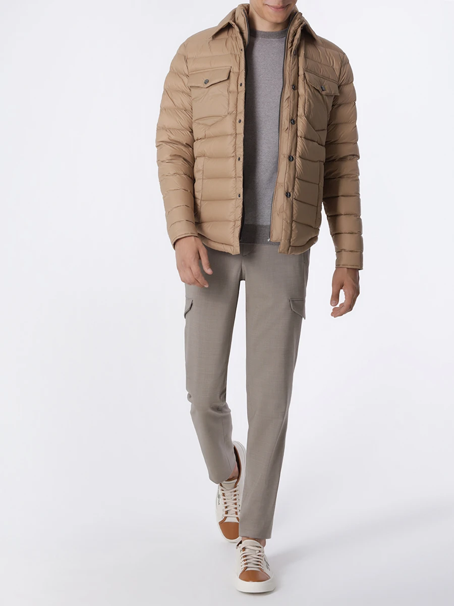 Джемпер шерстяной CANALI MK01958/720/C0012 Бежево- Бежевый  Фото 2