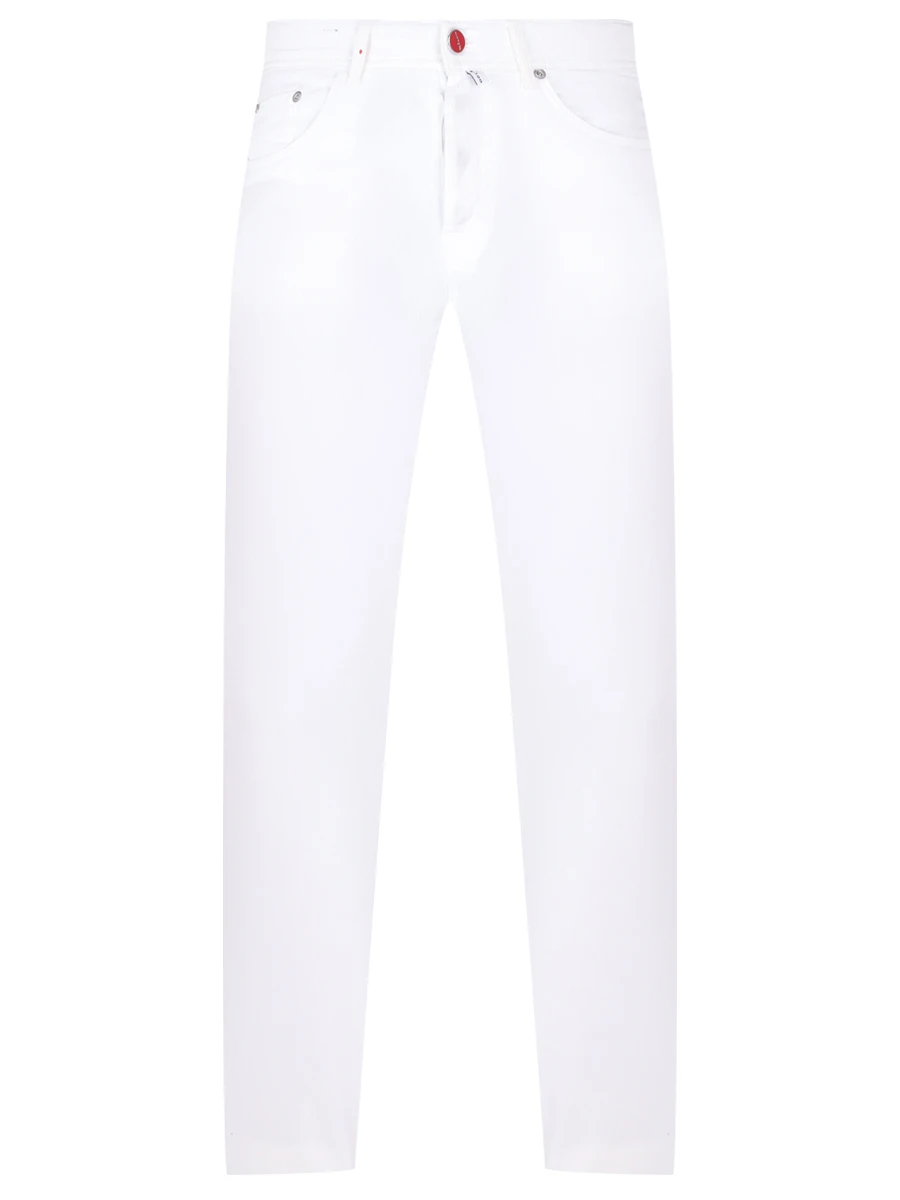Джинсы из лиоцелла KITON 8G13 Белый 