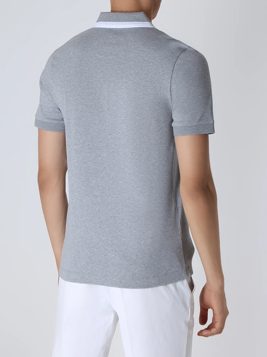 

Поло Slim Fit хлопковое, Серый, 50494662/041