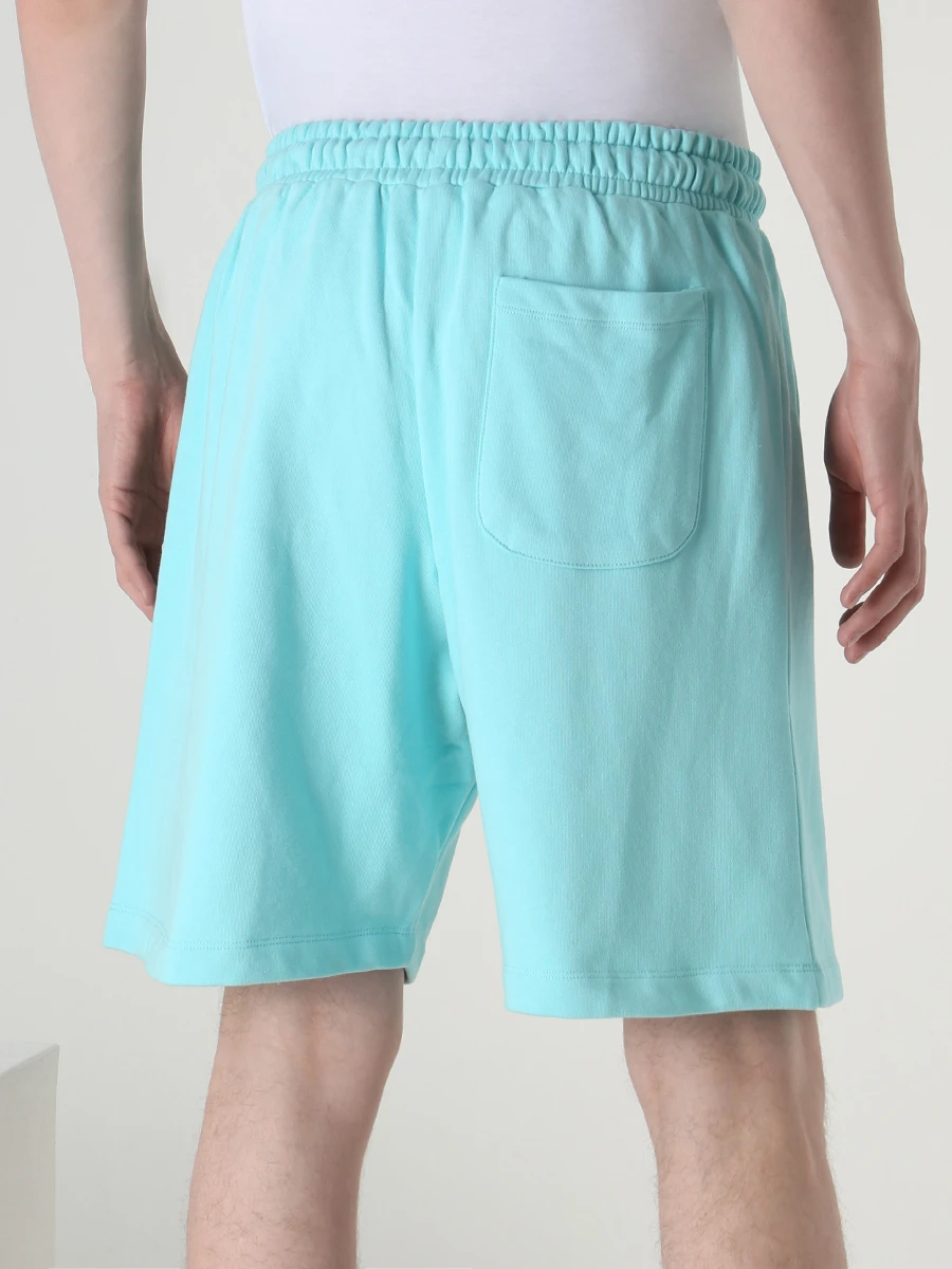 Шорты хлопковые COMME DES FUCKDOWN CDFU2166 VERDE ACQUA Бирюзовый  Фото 3