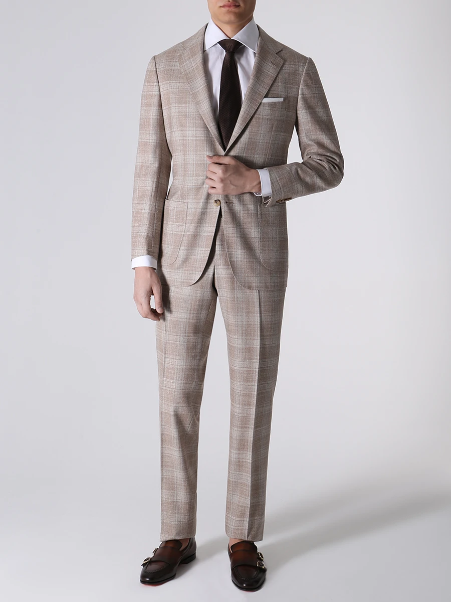 

Рубашка Slim Fit хлопковая, Белый, UCCH0847901001