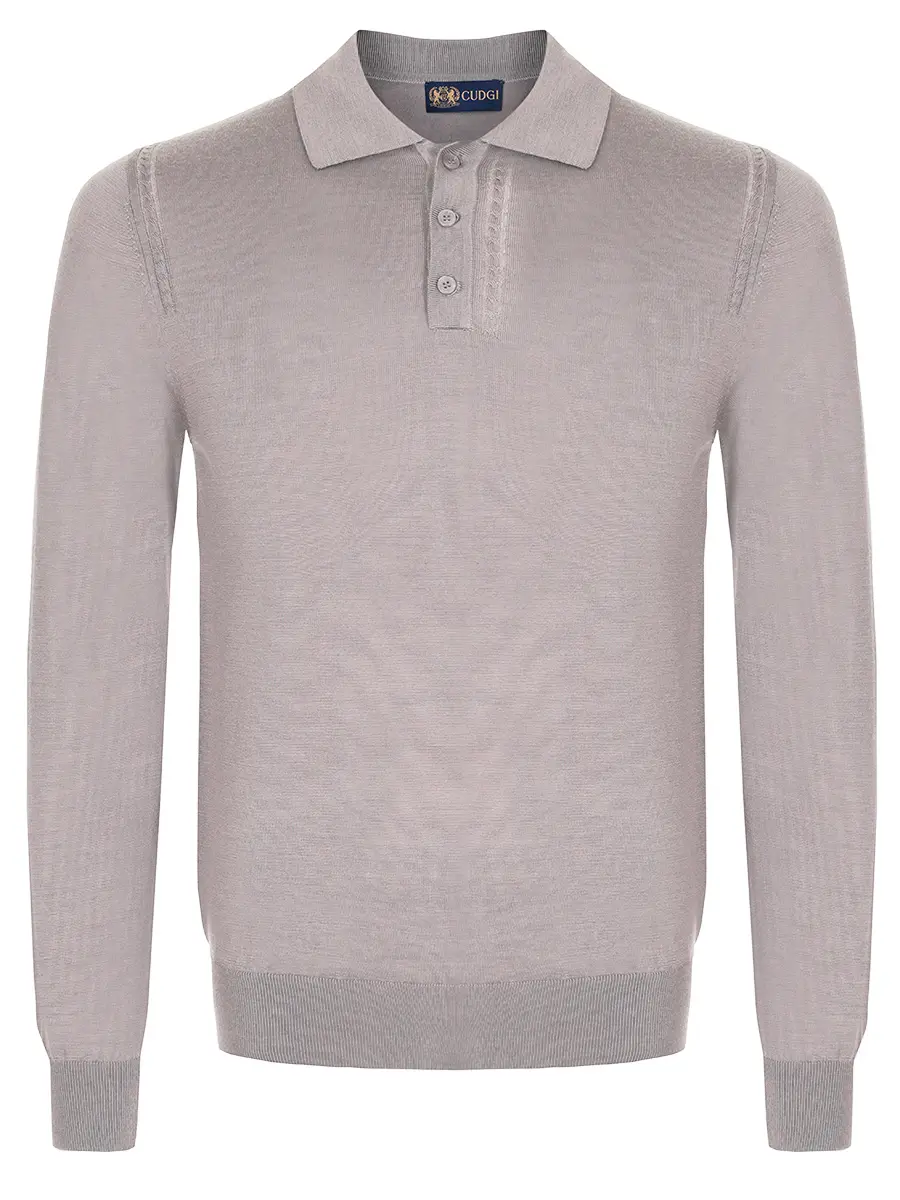 Поло однотонное CUDGI CFK 22-46 Серый 
