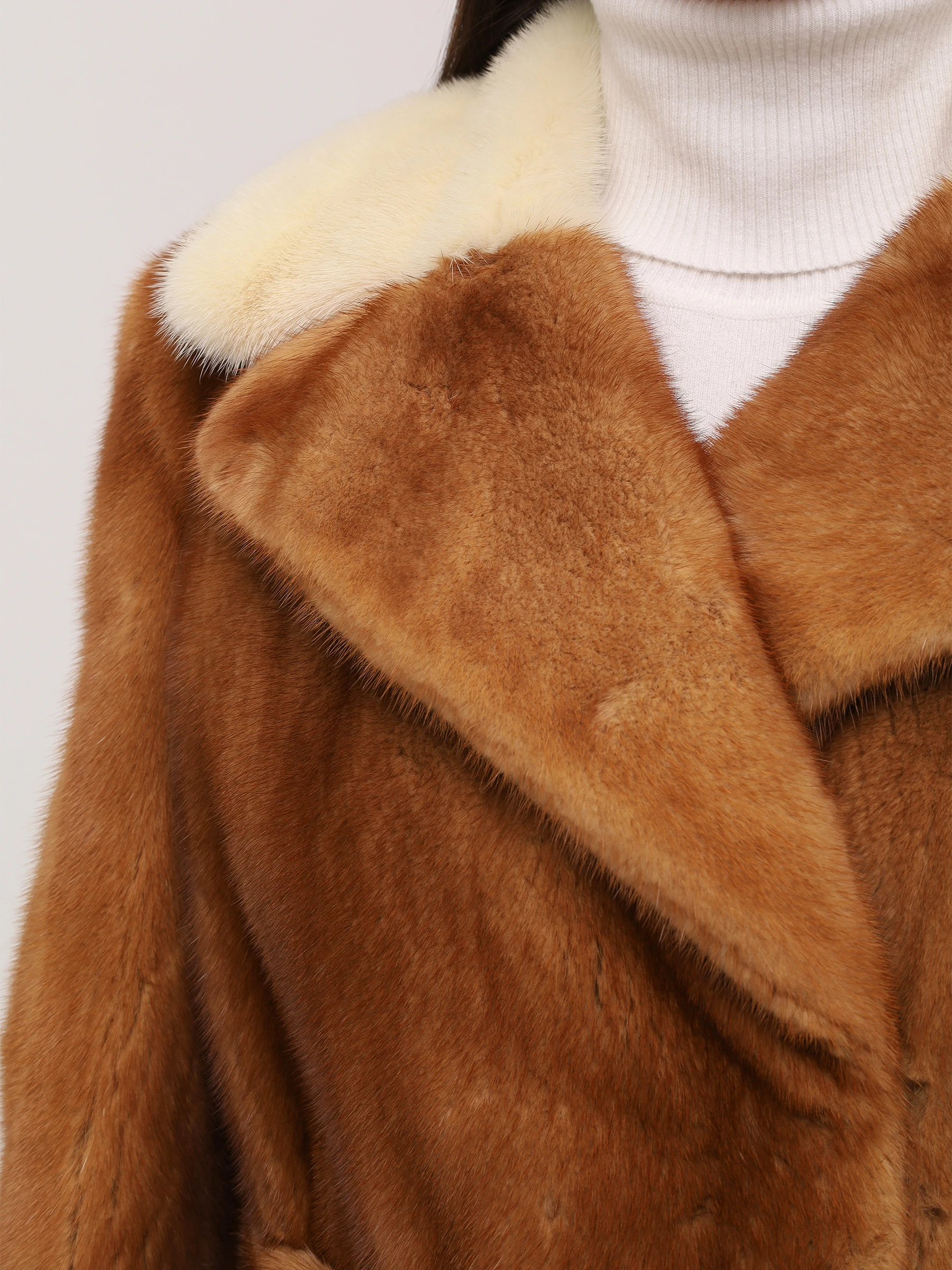 Шуба норковая FENDI FNF93F A3UE F17WK Коричневый  Фото 5