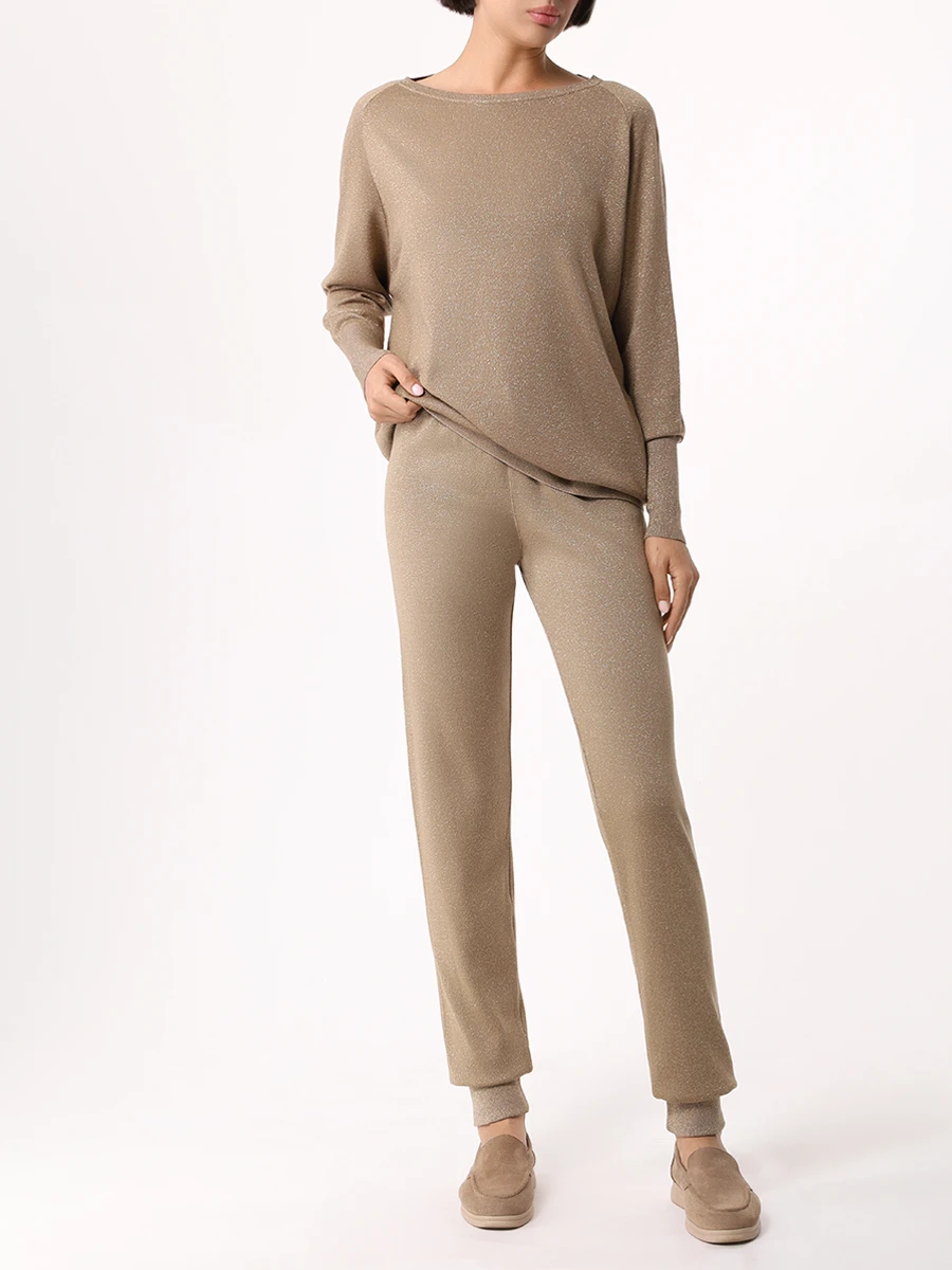 Костюм с люрексом BERTOLO LUXURY MENSWEAR 901627/901628 Золотистый Золотой  Фото 2