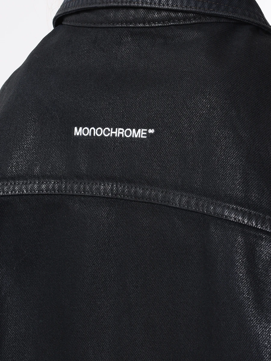 Рубашка хлопковая MONOCHROME SKN COLLAR BLACK, размер Один размер, цвет черный - фото 5
