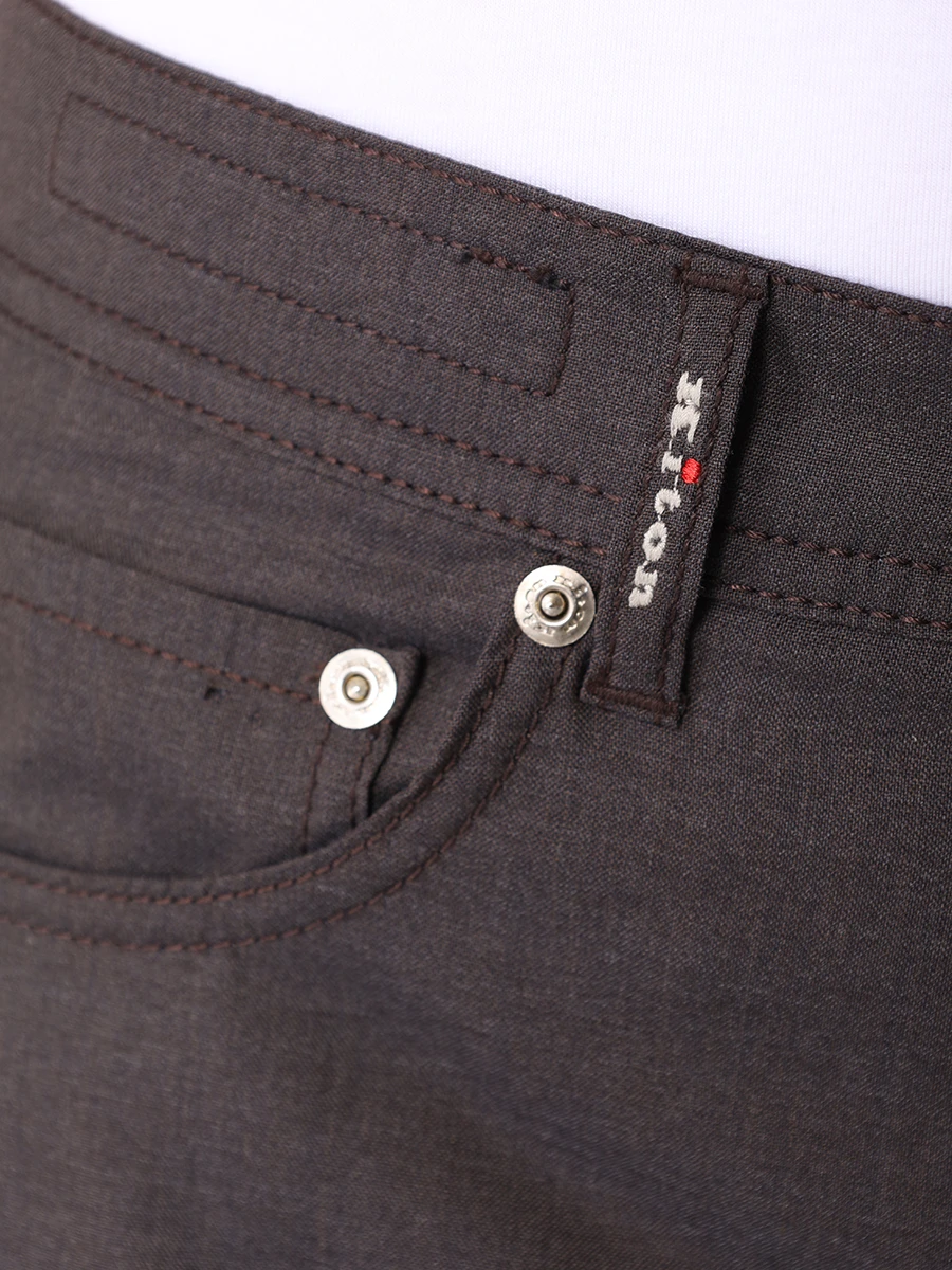 

Брюки из шерсти, Коричневый, 8G15 Коричневый