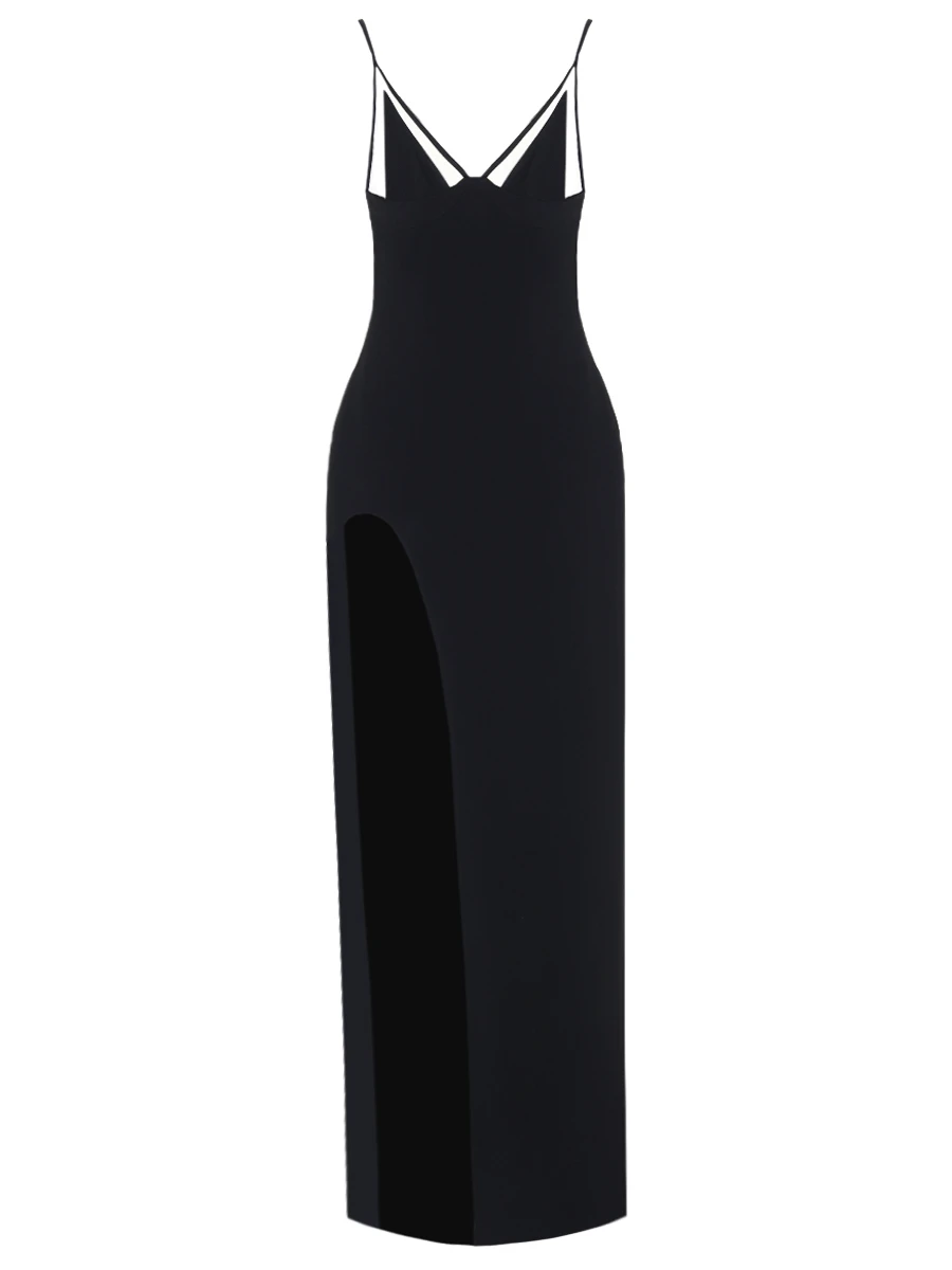 

Платье однотонное, Черный, RE23DK40DLA BLACK