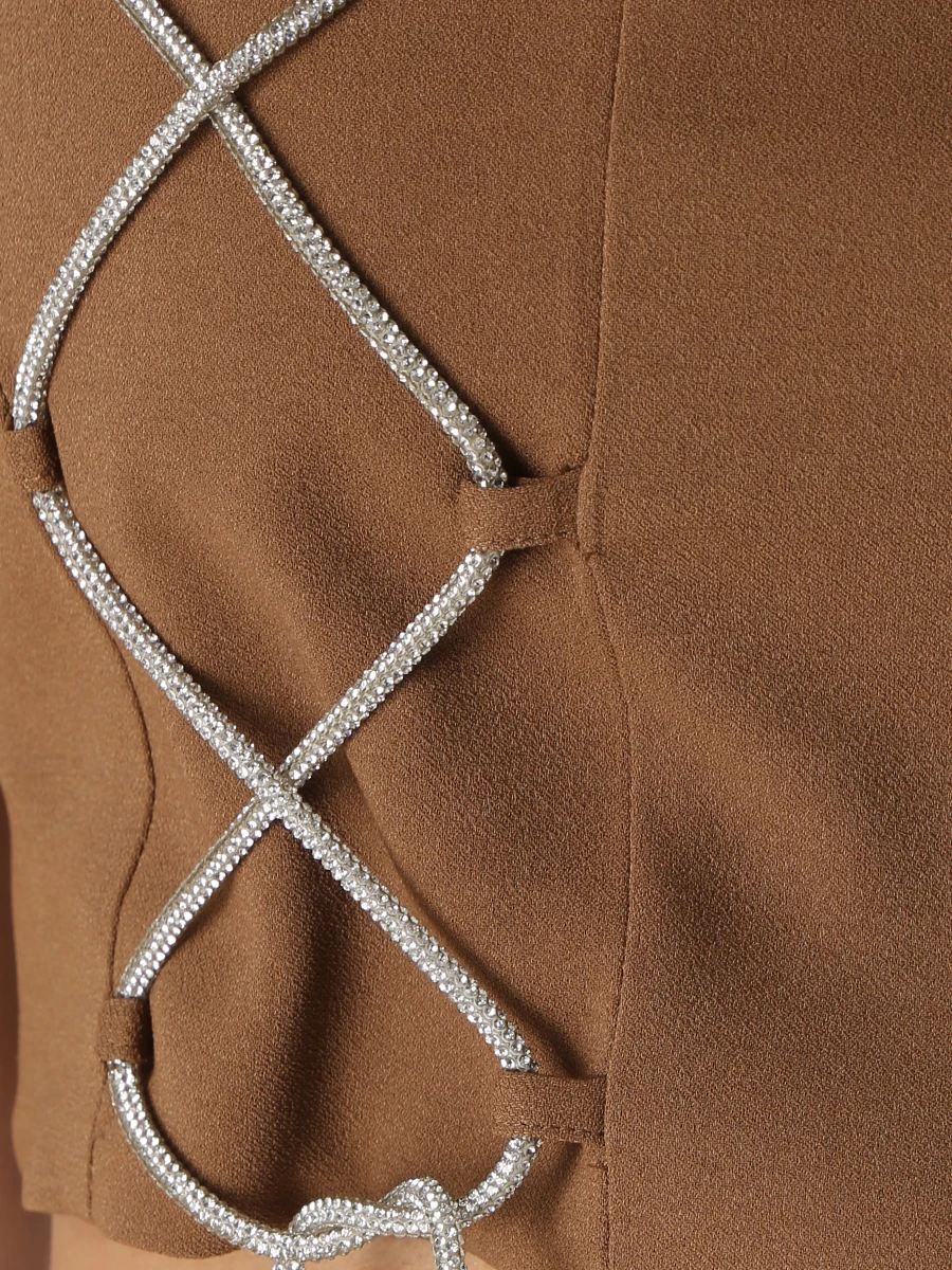 

Топ из вискозы, Коричневый, PS23172TO-224/58