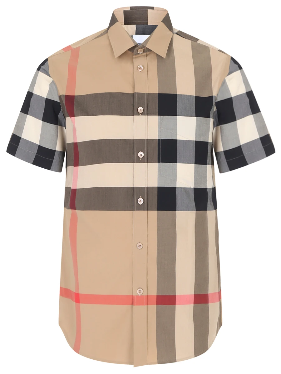 

Рубашка Regular Fit хлопковая, Клетка, 8017322