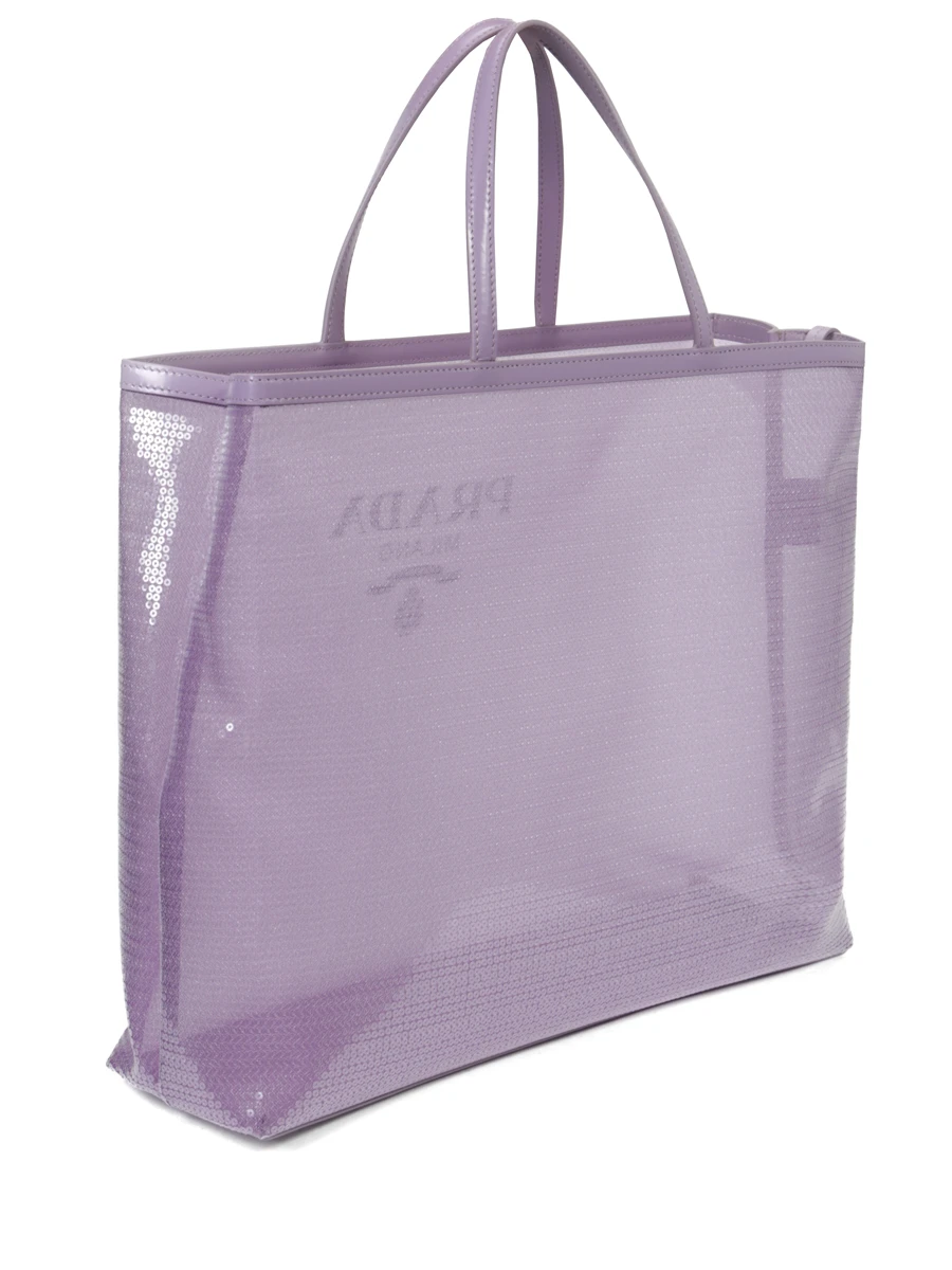 Сумка с косметичкой PRADA 1BG416VOOO2D0A F027J Сиреневый  Фото 3