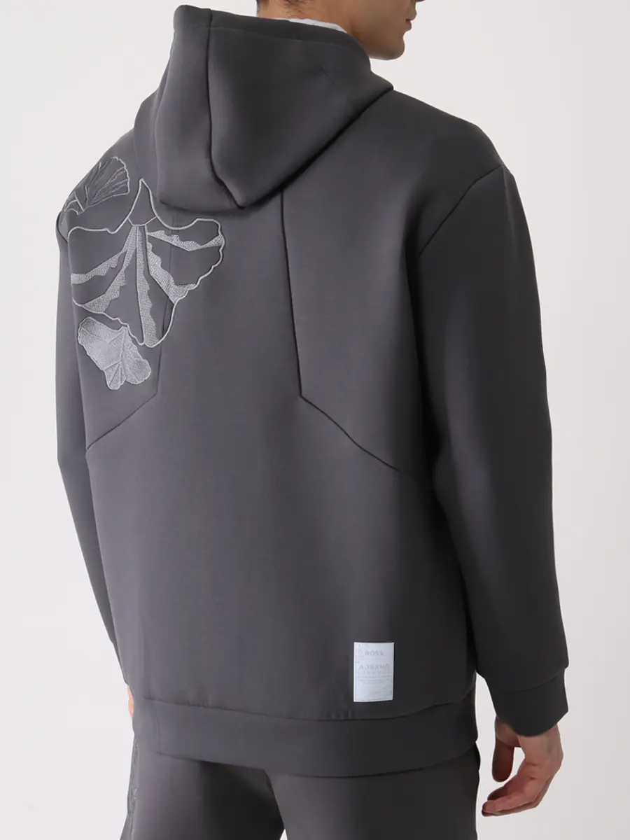 Олимпийка однотонная BOSS 50466223/021 Серый  Фото 3