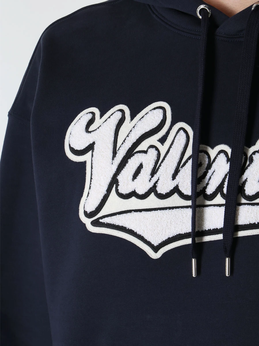 Худи хлопковое VALENTINO 1V3MF22W8Q6 Синий  Фото 5