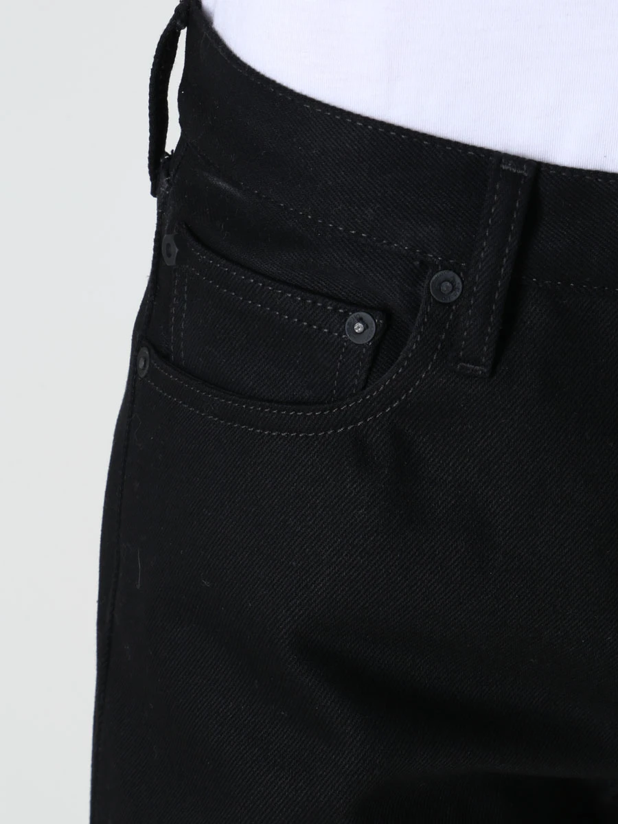 Джинсы Slim Fit хлопковые OFF-WHITE OMYA148C99DEN001/1001 Черный  Фото 5