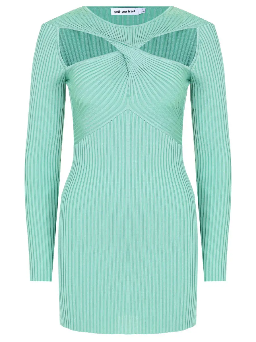 

Платье из вискозы, Зеленый, PF22052SG