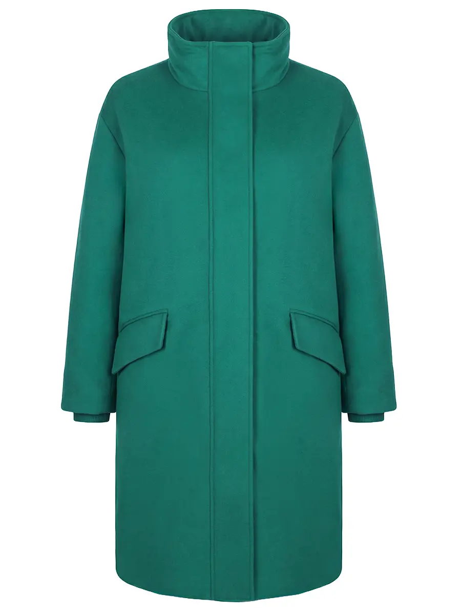 Пальто кашемировое LORO PIANA FAL8879 50FW Зеленый 