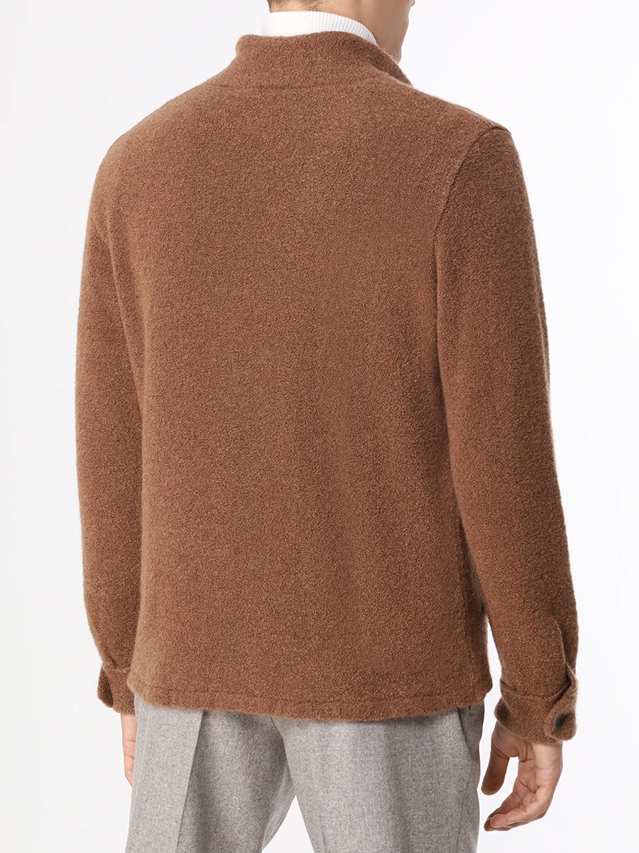 Кардиган кашемировый STILE LATINO MU_AKITA MGM22220 N28 Коричневый  Фото 3