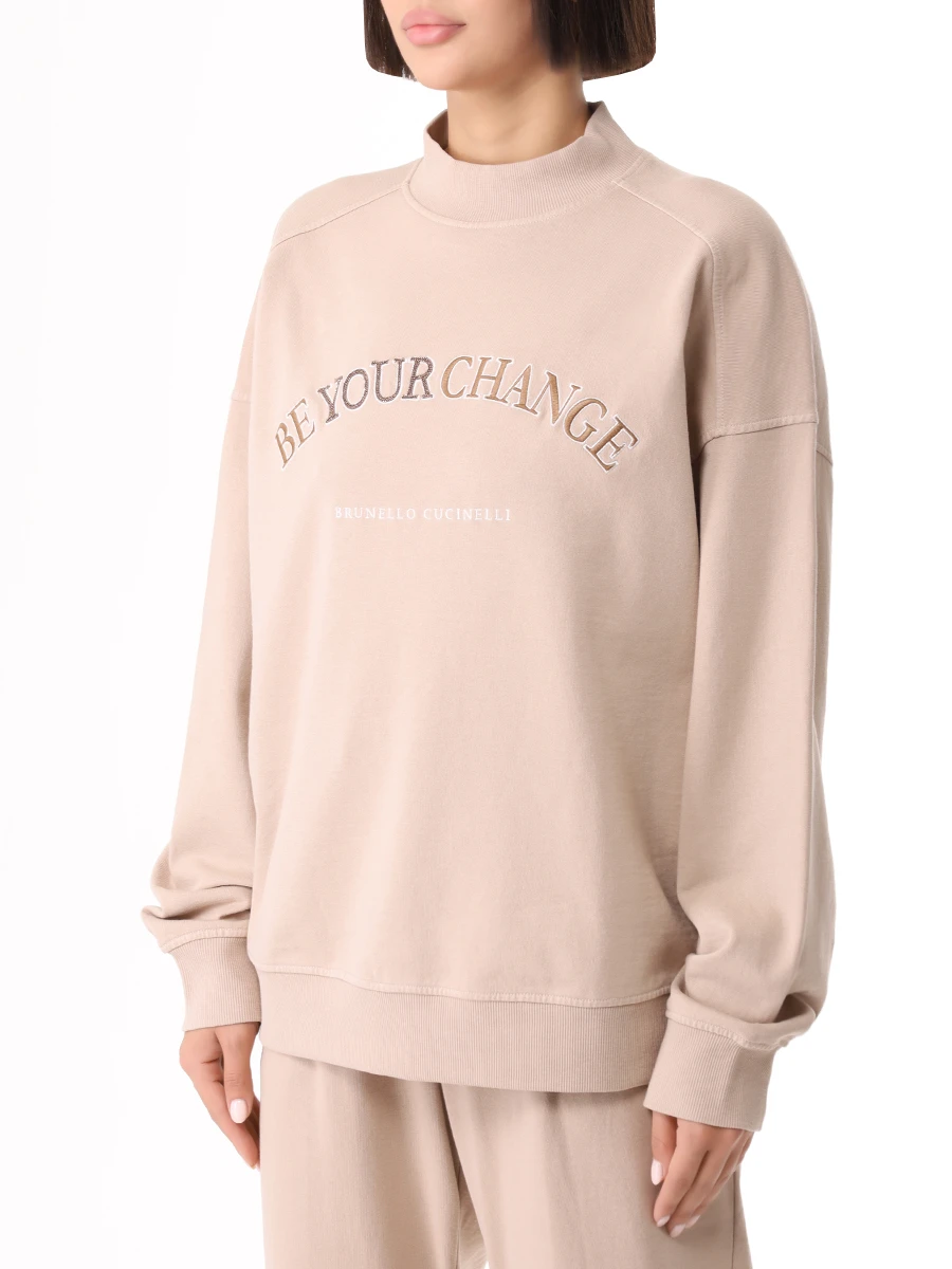 Костюм хлопковый BRUNELLO CUCINELLI MD869SG200/MD869SG299 C8642 Бежевый  Фото 4