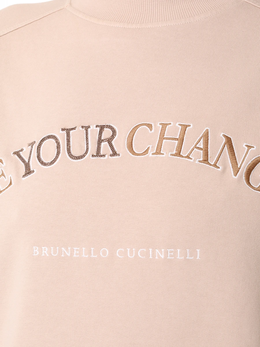 Костюм хлопковый BRUNELLO CUCINELLI MD869SG200/MD869SG299 C8642 Бежевый  Фото 5