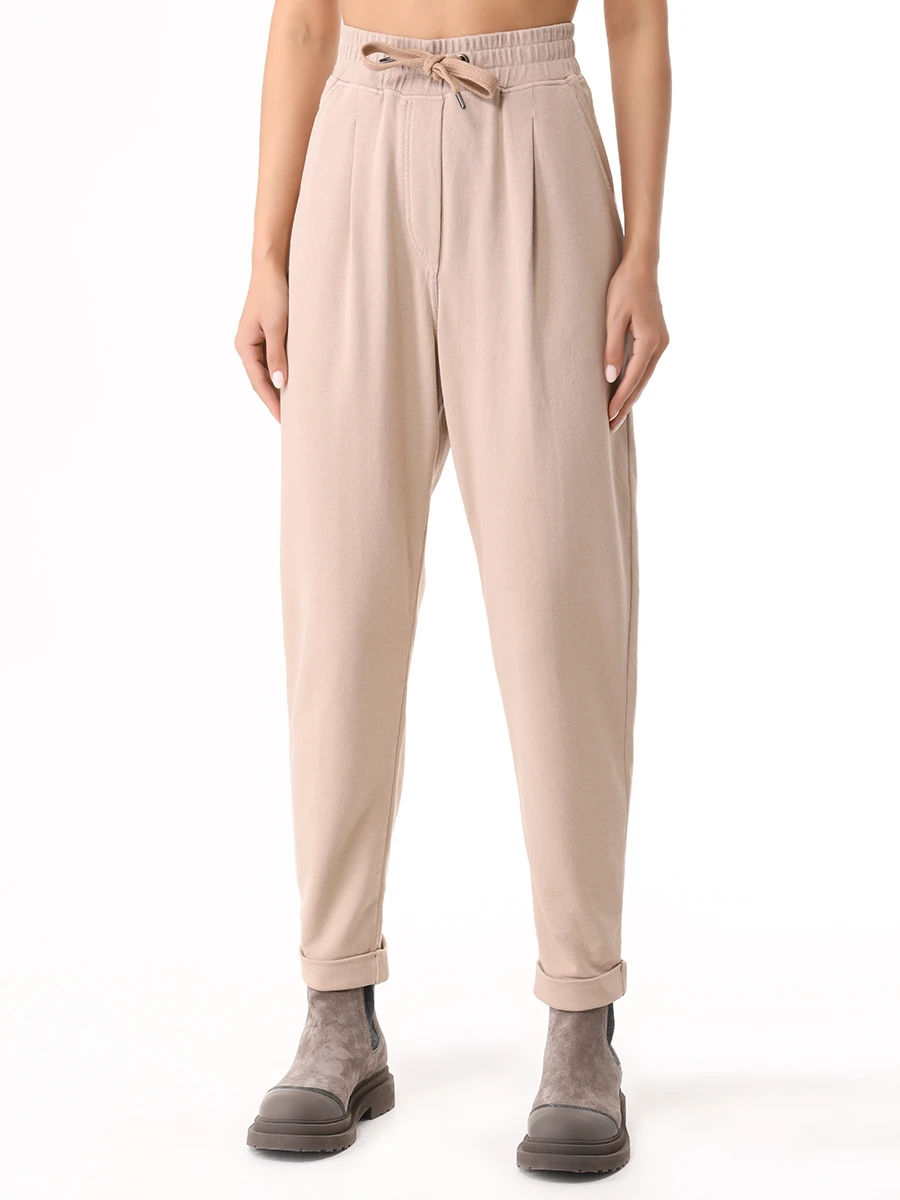 Костюм хлопковый BRUNELLO CUCINELLI MD869SG200/MD869SG299 C8642 Бежевый  Фото 8
