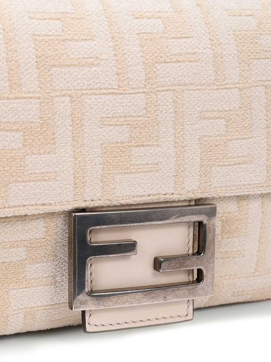Сумка текстильная FENDI 8BR793ALG7 F1HZP Бежевый  Фото 5