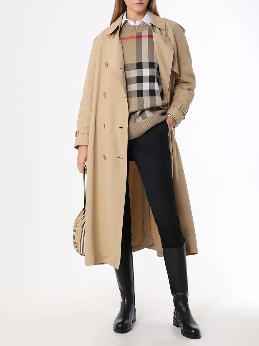 Джемпер шерстяной BURBERRY 8039152 A7026 Бежевый  Фото 2