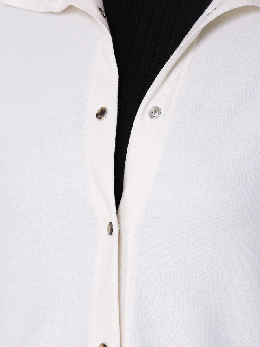 Рубашка шерстяная KITON D54435S067640100B Белый  Фото 5