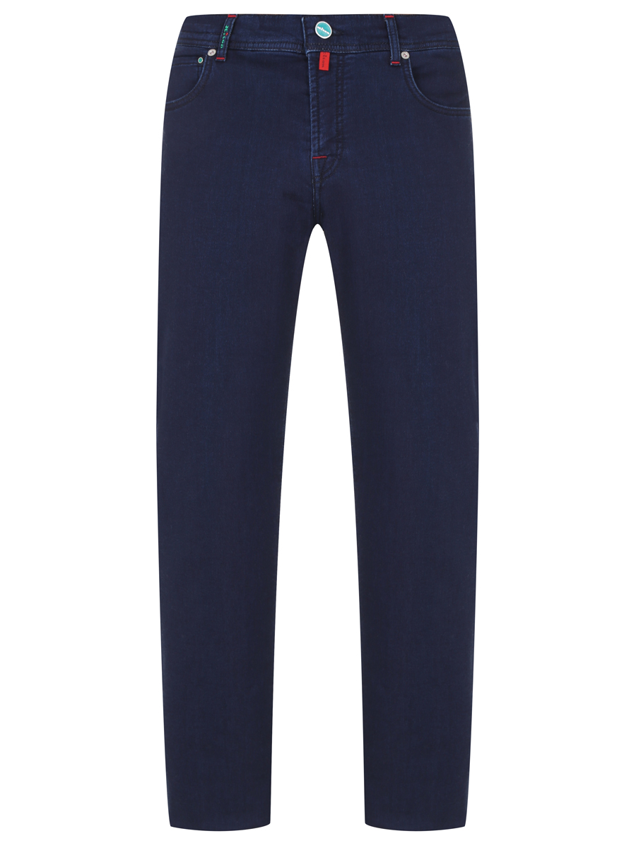 Джинсы Slim Fit из хлопка и шерсти KITON