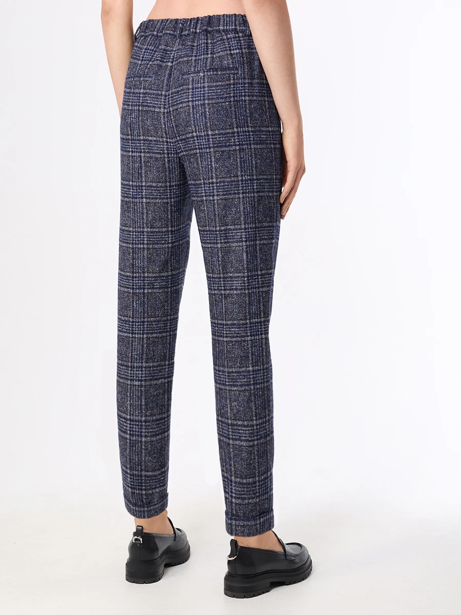 Костюм в клетку KITON D50514K0524B02/D50105K0524B02 Синий  Фото 6