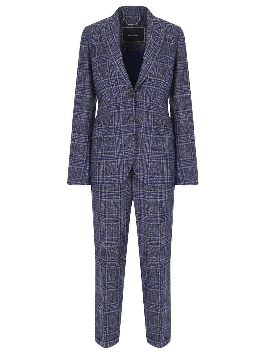 Костюм в клетку KITON