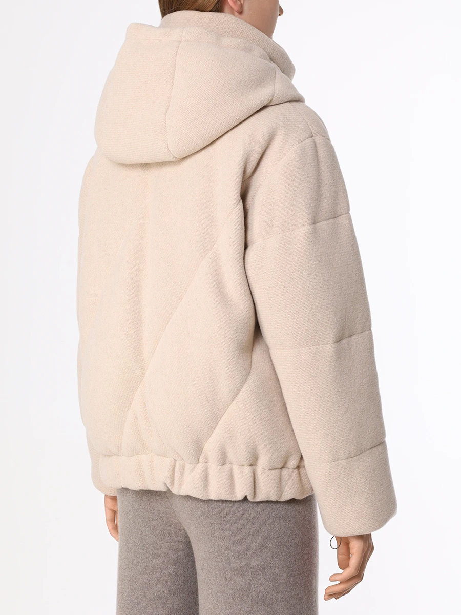 Пуховик шерстяной RINDI MOD.R22/230 Бежевый  Фото 3