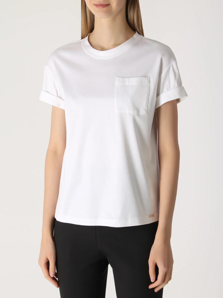 Футболка хлопковая KITON D55426 H0805101 Белый  Фото 4