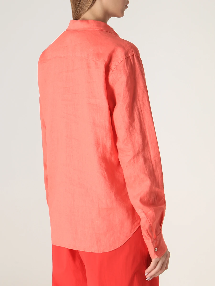 Рубашка льняная ASPESI 5422 C195 85251, размер 42, цвет розовый - фото 3