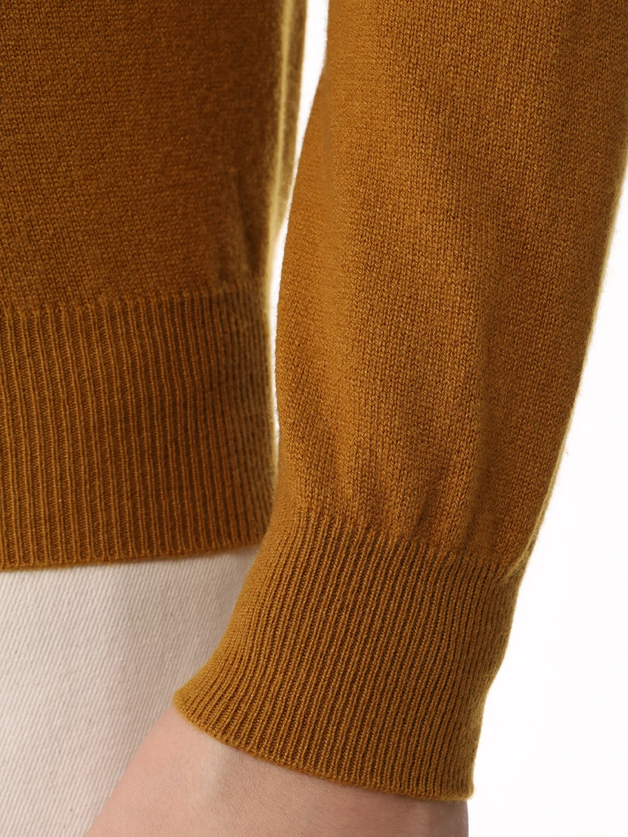 Водолазка кашемировая LORO PIANA FAB7516 2987 Желтый  Фото 5