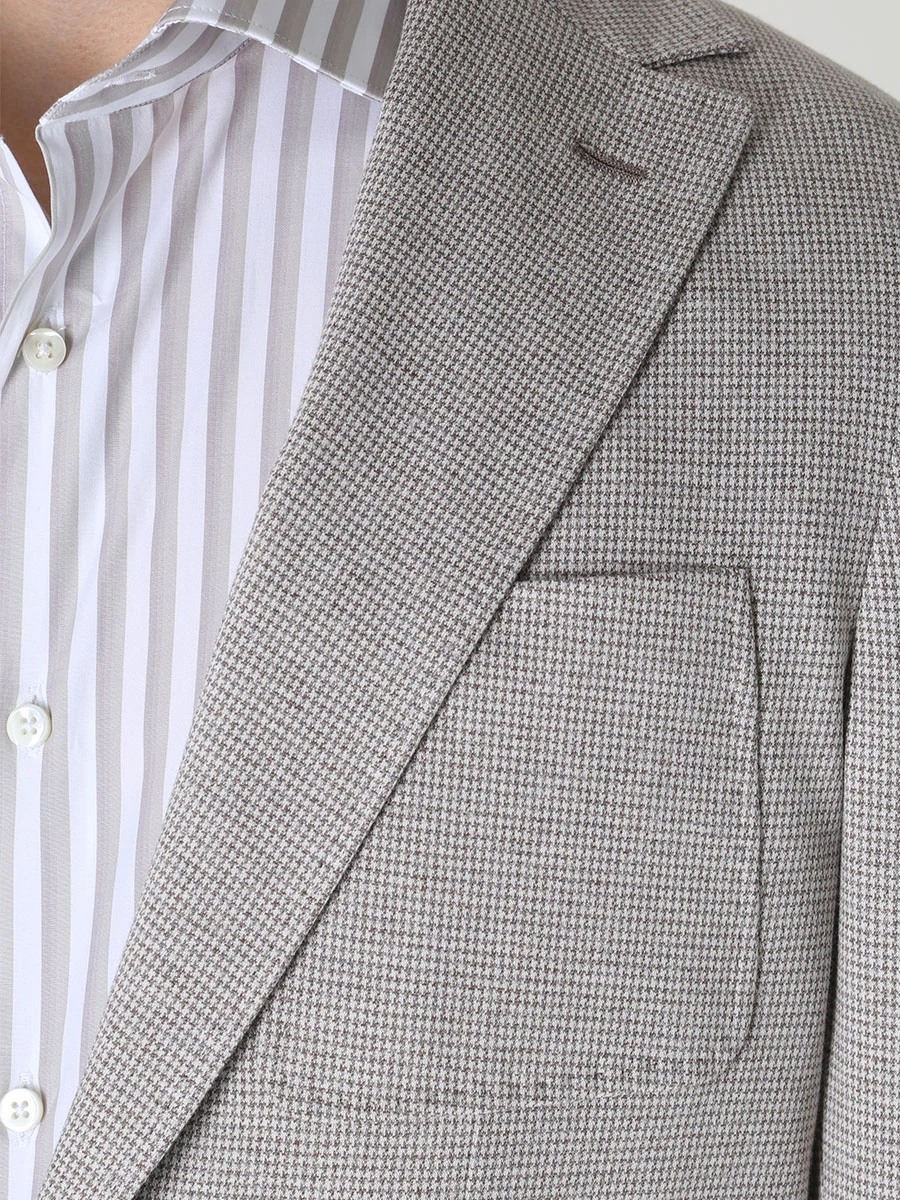Пиджак хлопковый CANALI JJ02698/701/J0147/-R Клетка  Фото 5