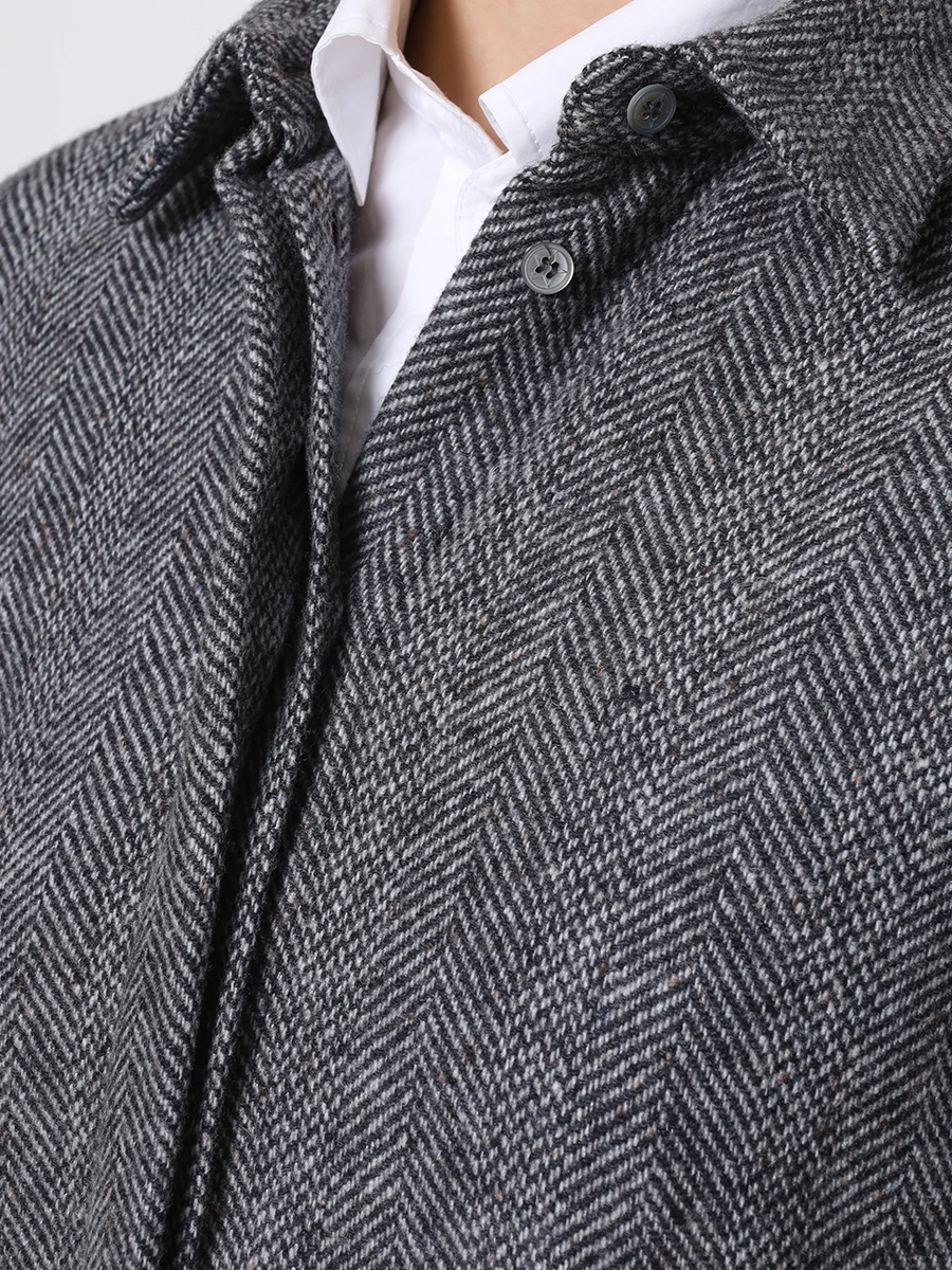 Рубашка кашемировая LORENA ANTONIAZZI A2306CA13B/4416 Темно-, размер 46, цвет серый A2306CA13B/4416 Темно- - фото 5