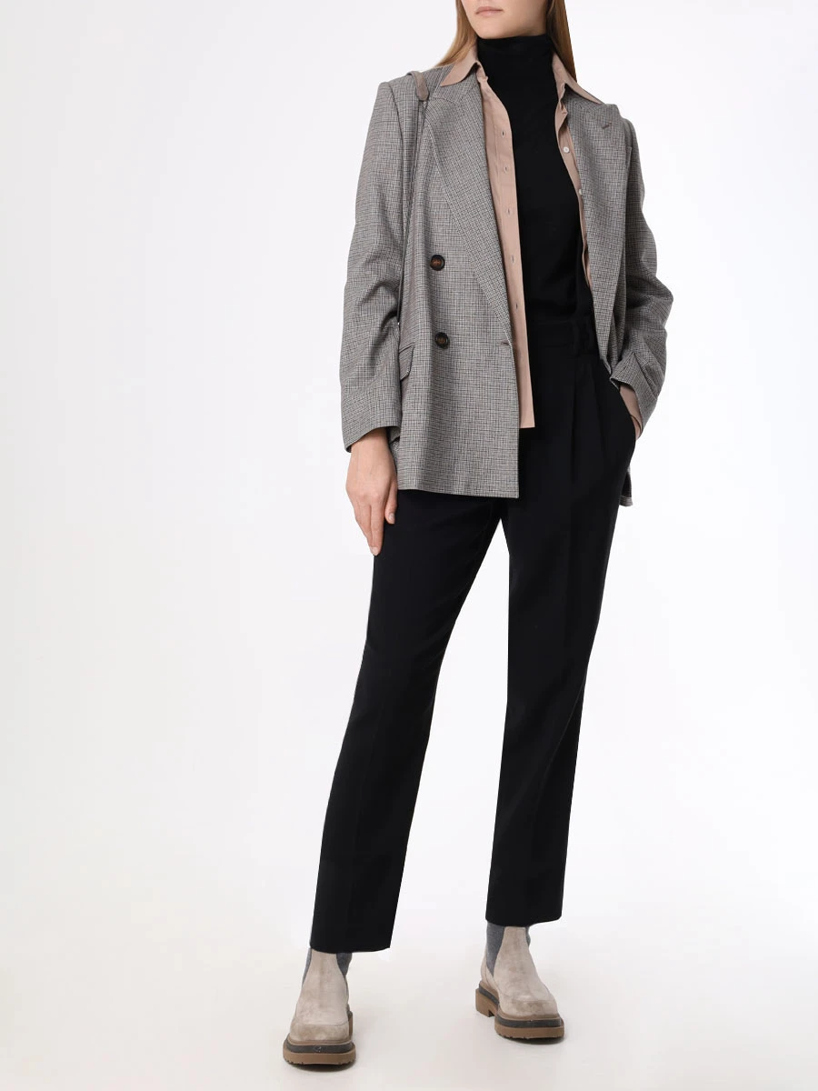 Рубашка хлопковая BRUNELLO CUCINELLI M0091NK416 C8642 Бежевый  Фото 2