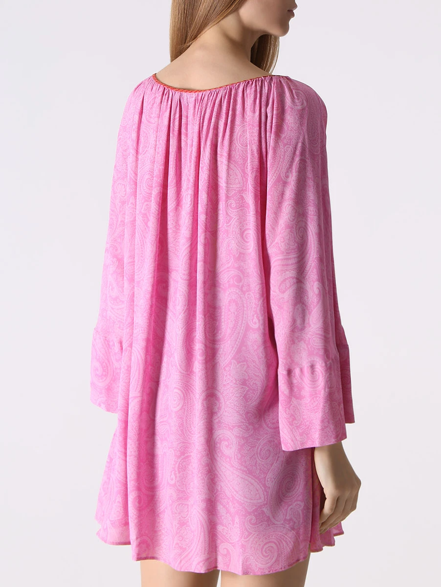 

Туника из вискозы с принтом, Розовый, 12647 4535 0670