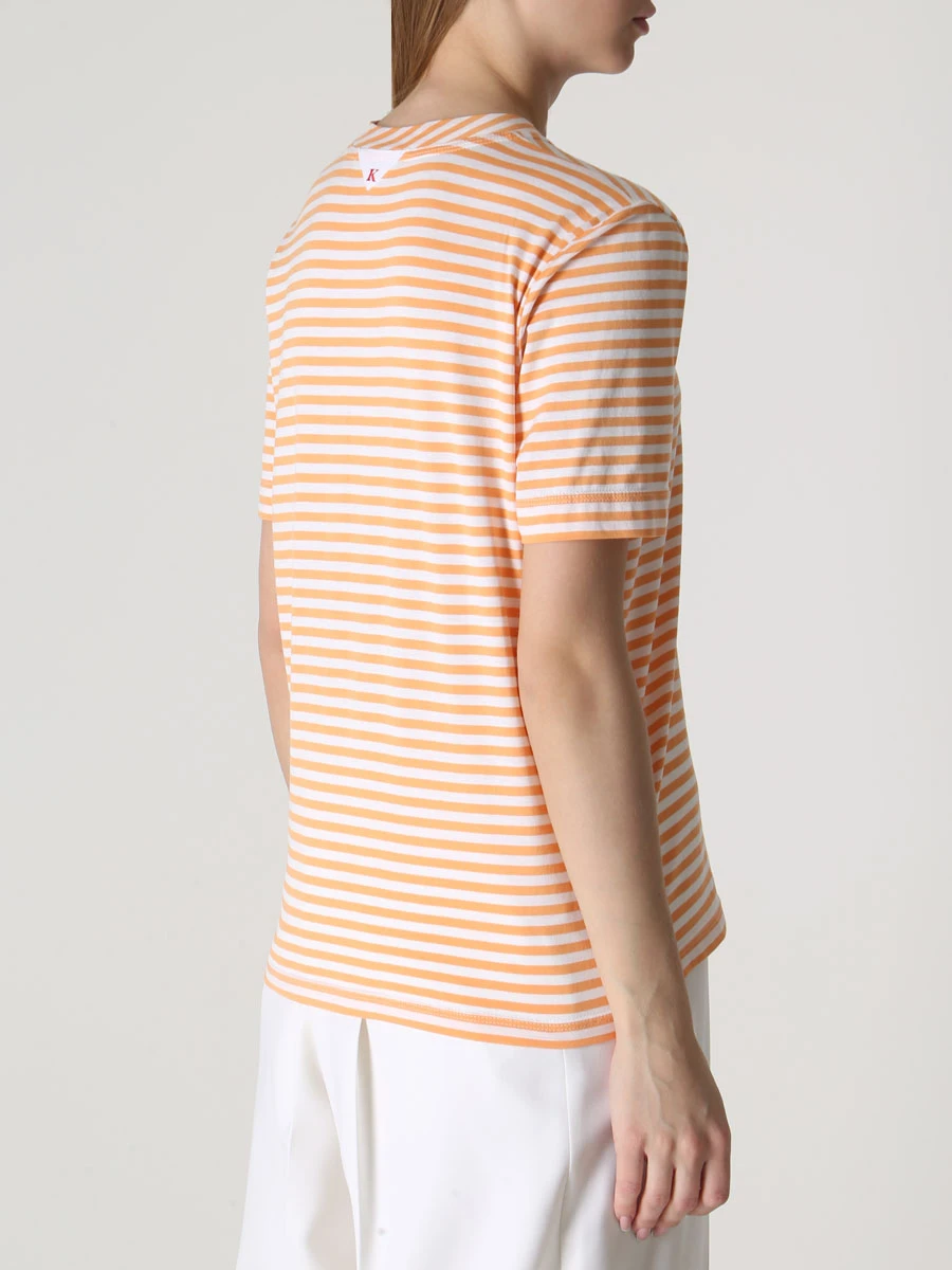 Футболка хлопковая KITON D53450K0983B01003 Полоска  Фото 3