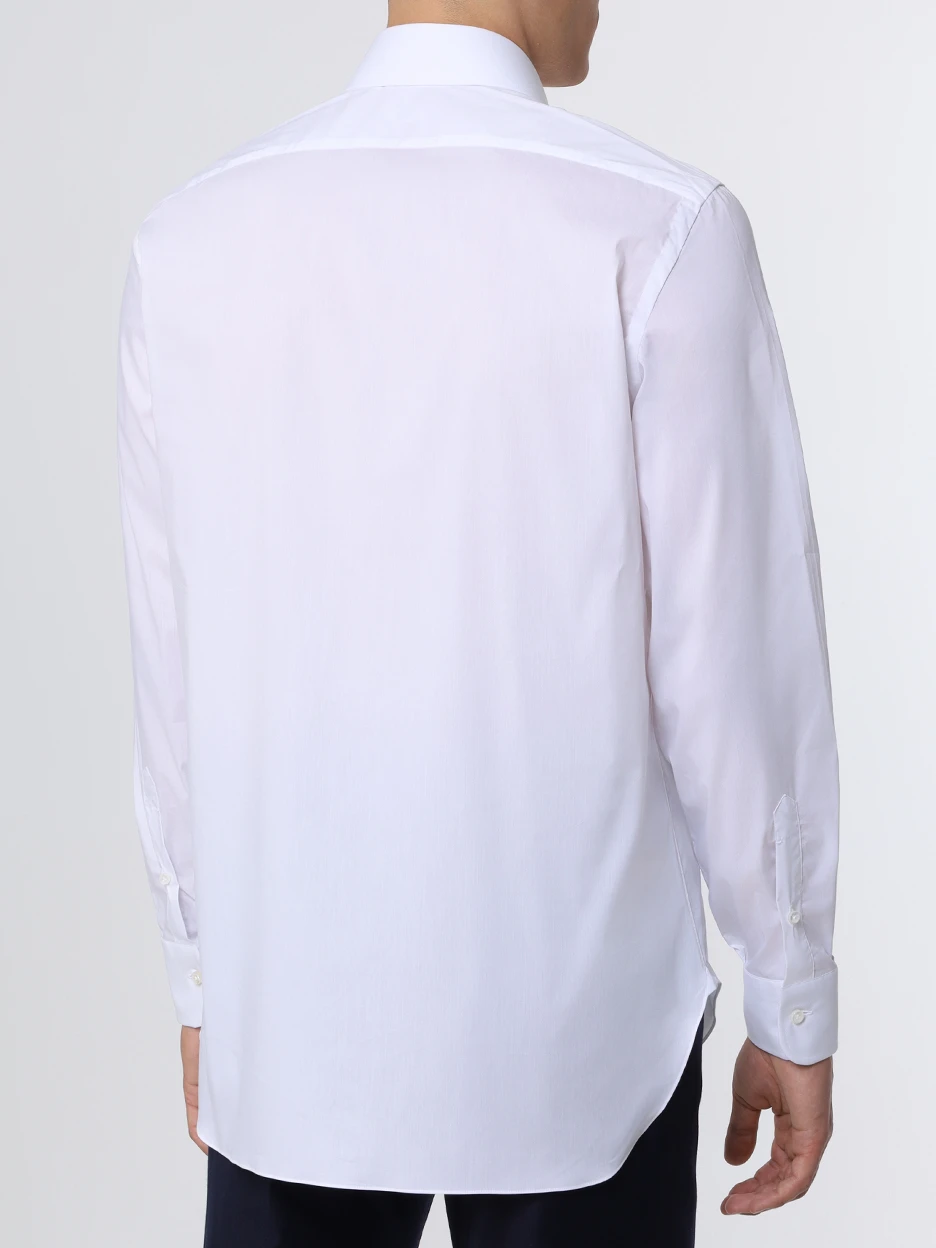Рубашка Regular Fit хлопковая BARBA 34112-1/D2 Белый  Фото 3