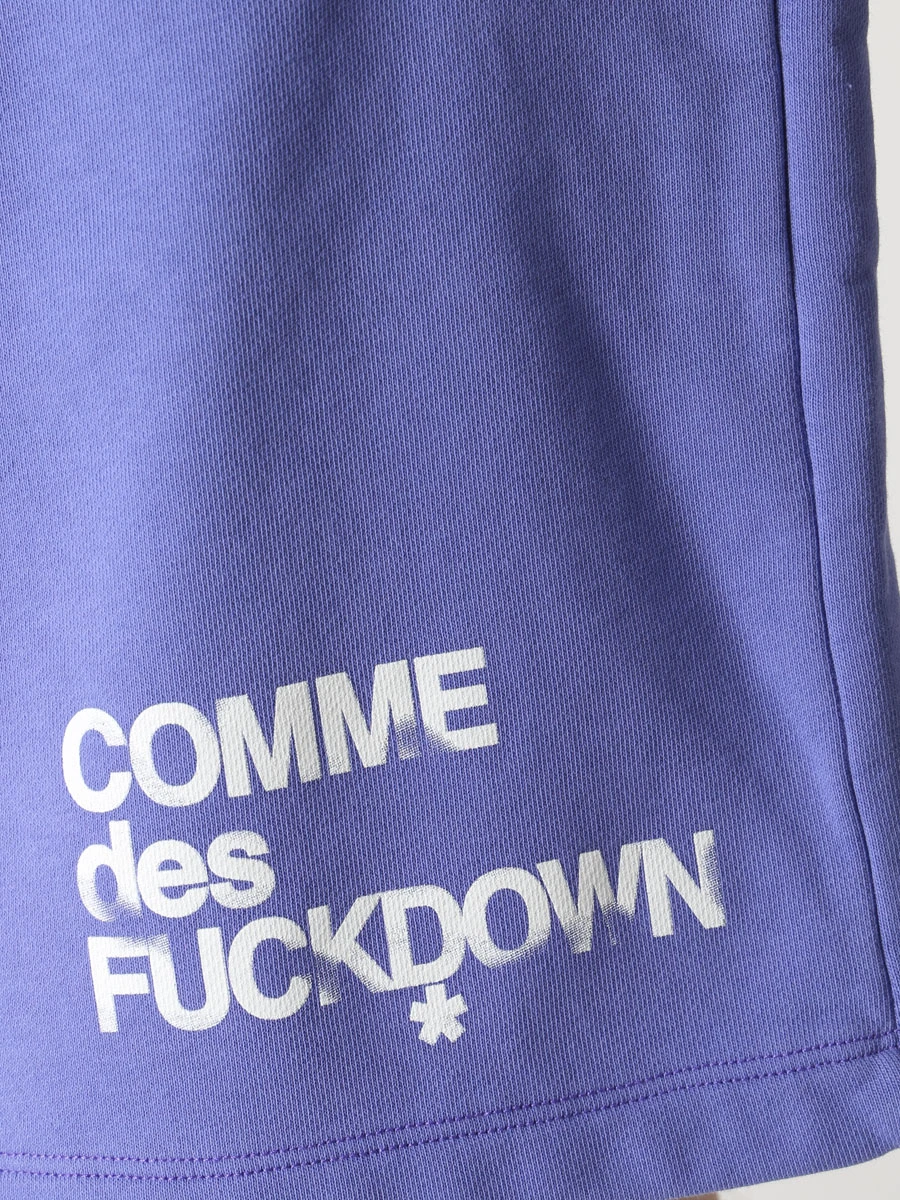 Шорты хлопковые COMME DES FUCKDOWN CDFU2426 PURPLE LAVANDA Сиреневый  Фото 5