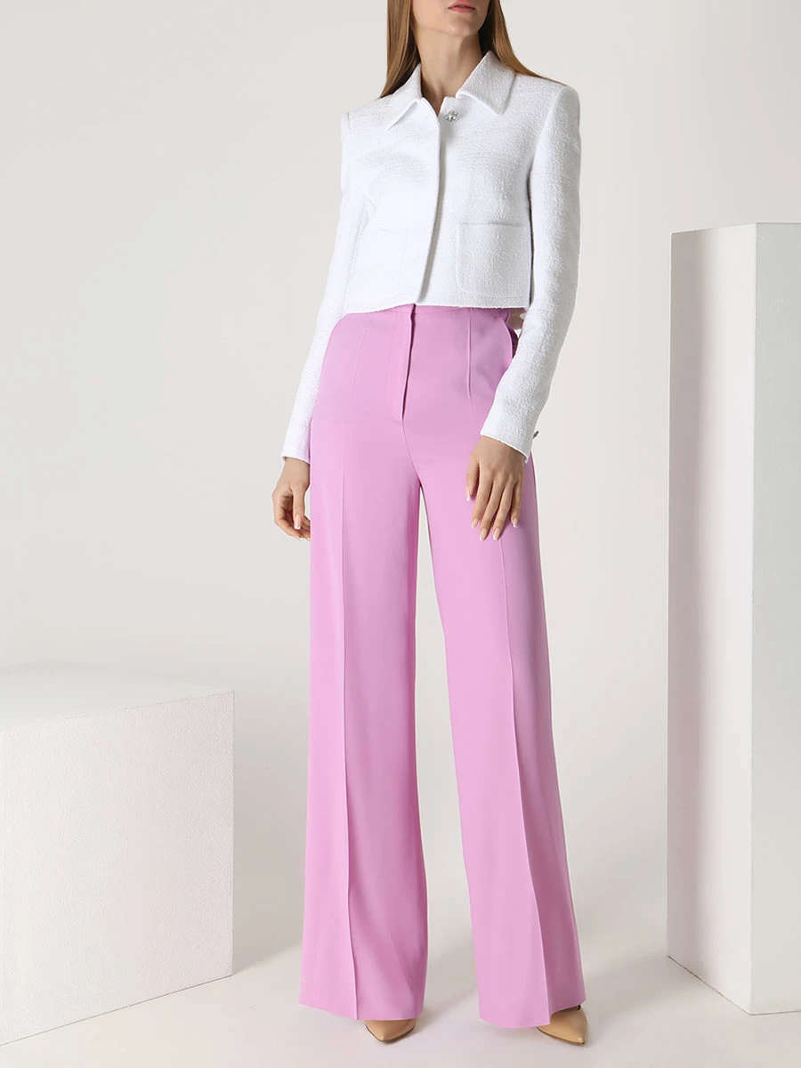 Жакет твидовый BOSS 50490741/118 Белый  Фото 2